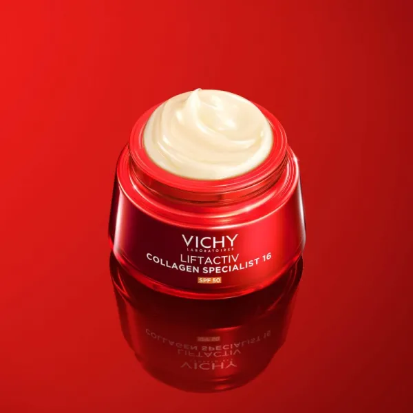 Vichy Liftactiv Collagen Specialist 16 SPF 50 denný ochranný krém proti starnutiu pleti SPF 50 50 ml