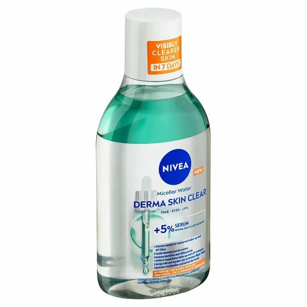 NIVEA Derma Skin Clear čistiaca micelárna voda proti nedokonalostiam pleti 400 ml