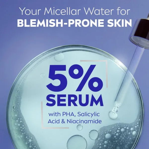 NIVEA Derma Skin Clear čistiaca micelárna voda proti nedokonalostiam pleti 400 ml