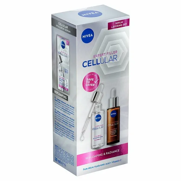 NIVEA Hyaluron Cellular Filler výhodné balenie pre spevnenie pleti