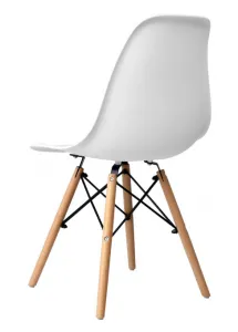 Jedálenská stolička MILANO hnedá / biela