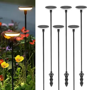 LED solárna lampa kruh - Efekt plávajúceho svetla