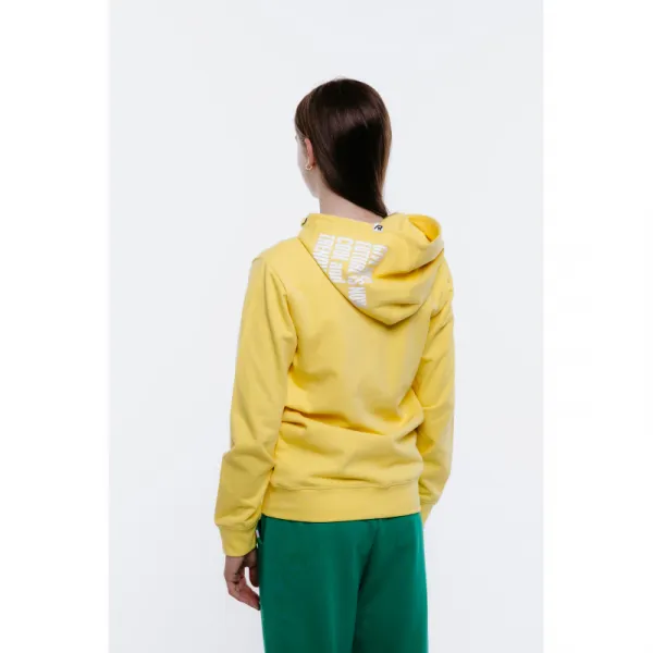 Dievčenská mikina so zipsom AUTHORITY H-TEEN ZIP G yellow