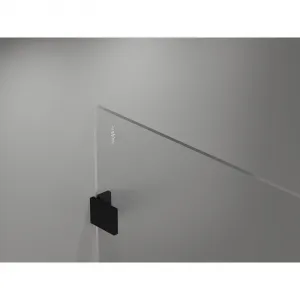 MEXEN/S - Lunar Sprchová zástena WALK-IN ľavá 70 x 200, transparent 8 mm, čierna 830-070-000-70-00-L