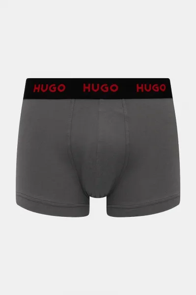 HUGO boxerky pánske bavlnené s elastanom 3-pak