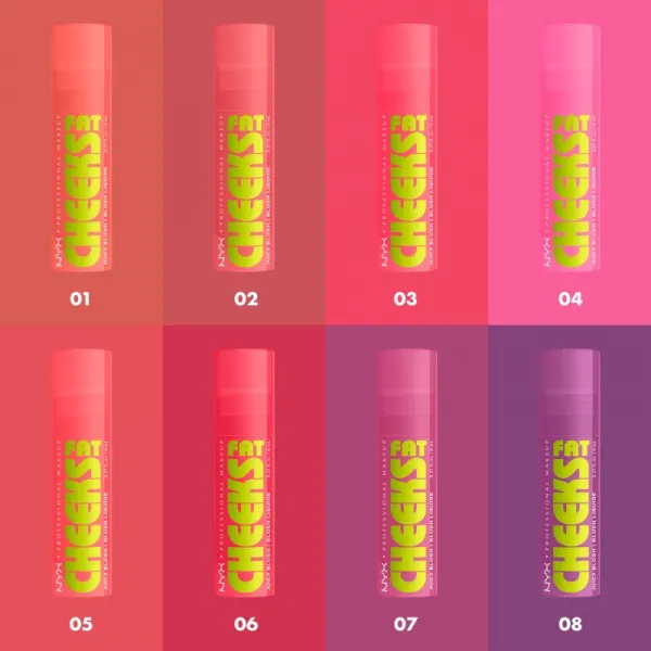NYX Professional Makeup Fat Cheeks Juicy Blush tekutá lícenka odtieň 04 Dragon Fruit Drip 8 ml