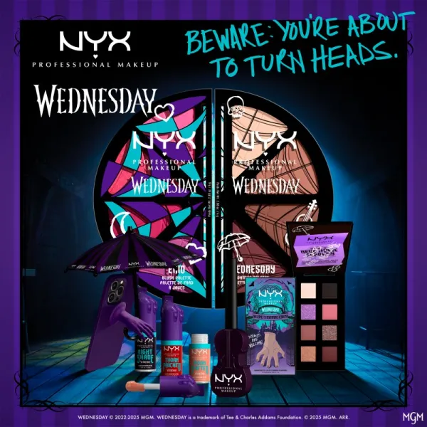 NYX Professional Makeup Wednesday Contour Palette kontúrovacia paletka na tvár 4x2.88 g