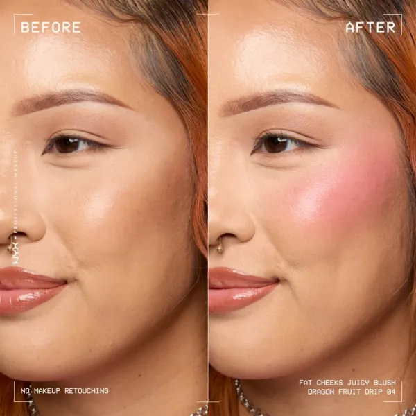 NYX Professional Makeup Fat Cheeks Juicy Blush tekutá lícenka odtieň 04 Dragon Fruit Drip 8 ml