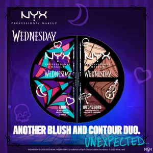 NYX Professional Makeup Wednesday Blush Palette paleta líceniek 4x2.88 g