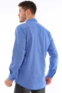 G723 DEWBERRY MEN'S SHIRT-BLUE