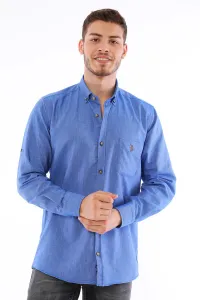 G723 DEWBERRY MEN'S SHIRT-BLUE