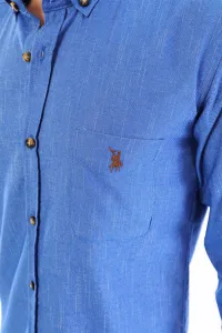 G723 DEWBERRY MEN'S SHIRT-BLUE