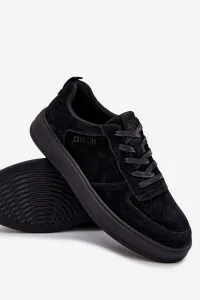 BIG STAR SHOES Pánske Sneakers Na Platforme Zamszové Big Star