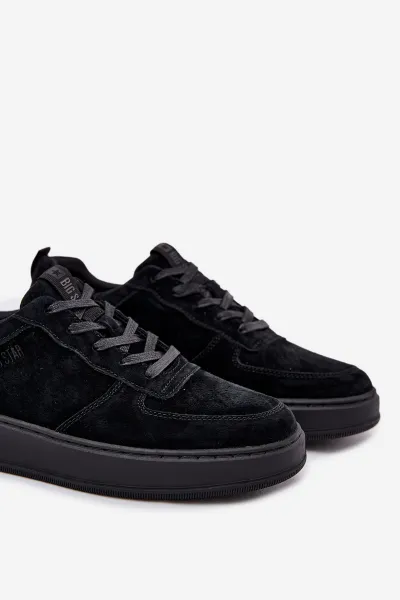 BIG STAR SHOES Pánske Sneakers Na Platforme Zamszové Big Star
