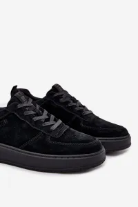 BIG STAR SHOES Pánske Sneakers Na Platforme Zamszové Big Star