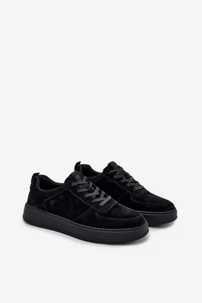 BIG STAR SHOES Pánske Sneakers Na Platforme Zamszové Big Star