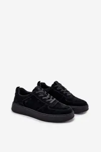 BIG STAR SHOES Pánske Sneakers Na Platforme Zamszové Big Star