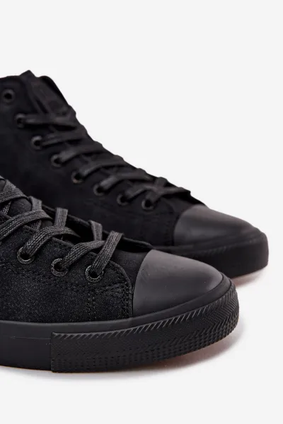 BIG STAR SHOES Pánske Zimné Tenisky Z Eko Kože Big Star