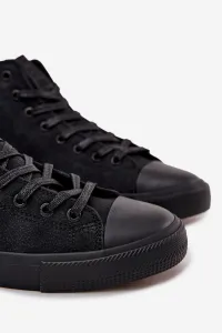 BIG STAR SHOES Pánske Zimné Tenisky Z Eko Kože Big Star