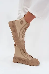 BIG STAR SHOES Vysoké Dámske Tenisky Zateplené Big Star