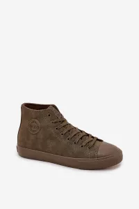 BIG STAR SHOES Pánske Zateplené Tenisky Z Eko Kože Big Star