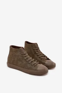 BIG STAR SHOES Pánske Zateplené Tenisky Z Eko Kože Big Star