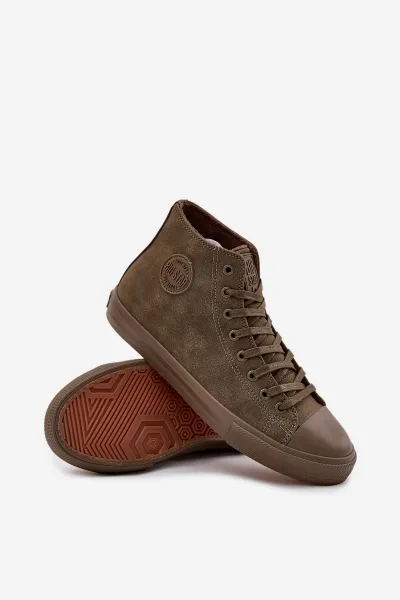 BIG STAR SHOES Pánske Zateplené Tenisky Z Eko Kože Big Star
