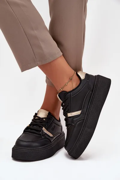 BIG STAR SHOES Dámske Sneakersy Na Platforme Big Star