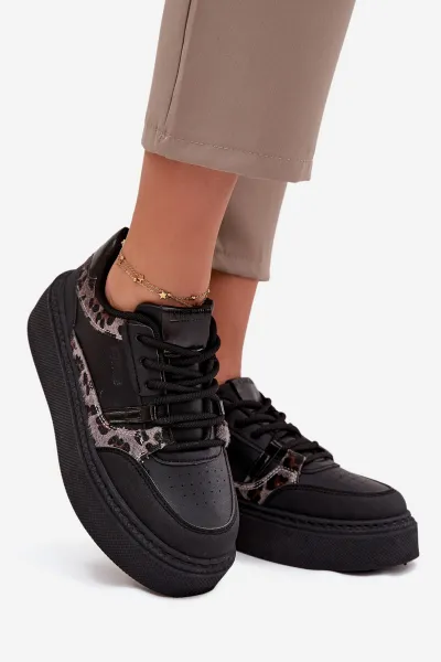 BIG STAR SHOES Dámske Sneakers Na Platforme Big Star