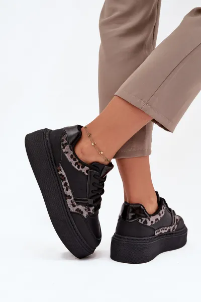 BIG STAR SHOES Dámske Sneakers Na Platforme Big Star