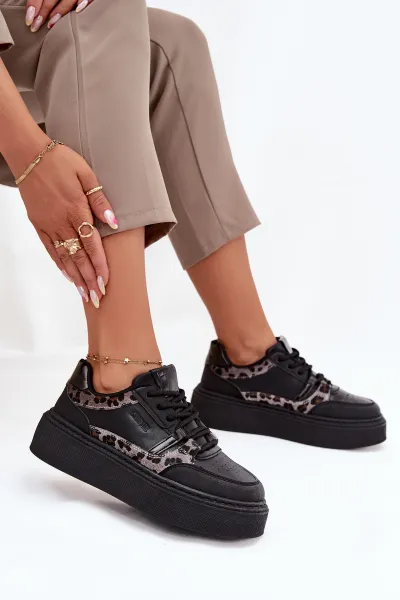 BIG STAR SHOES Dámske Sneakers Na Platforme Big Star