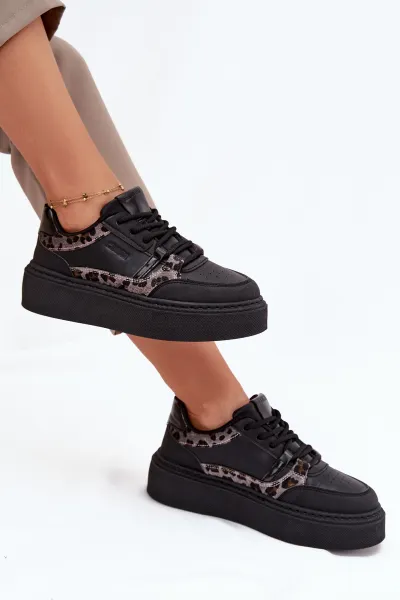 BIG STAR SHOES Dámske Sneakers Na Platforme Big Star