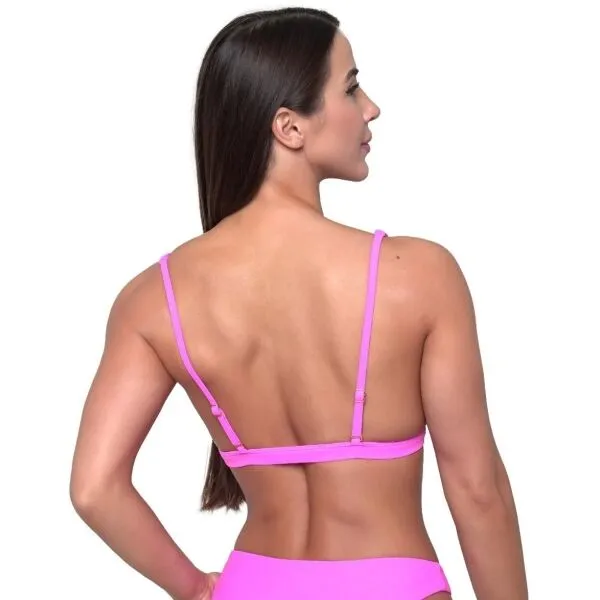 GymBeam SPORT BIKINI Dámsky vrchný diel plaviek, ružová, veľkosť