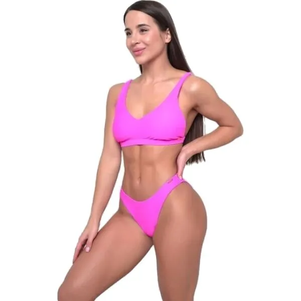 GymBeam SPORT BIKINI Dámsky vrchný diel plaviek, ružová, veľkosť