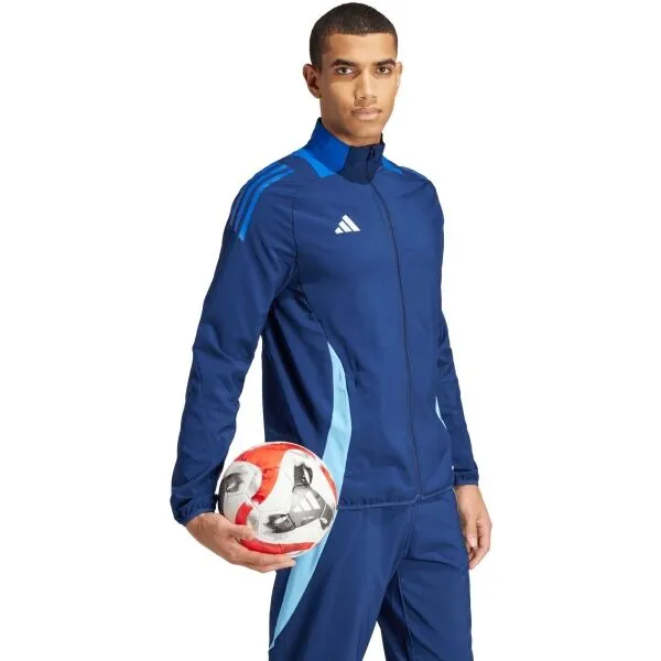 adidas TIRO24 COMPETITION PREMATCH JACKET Pánska športová bunda, modrá, veľkosť