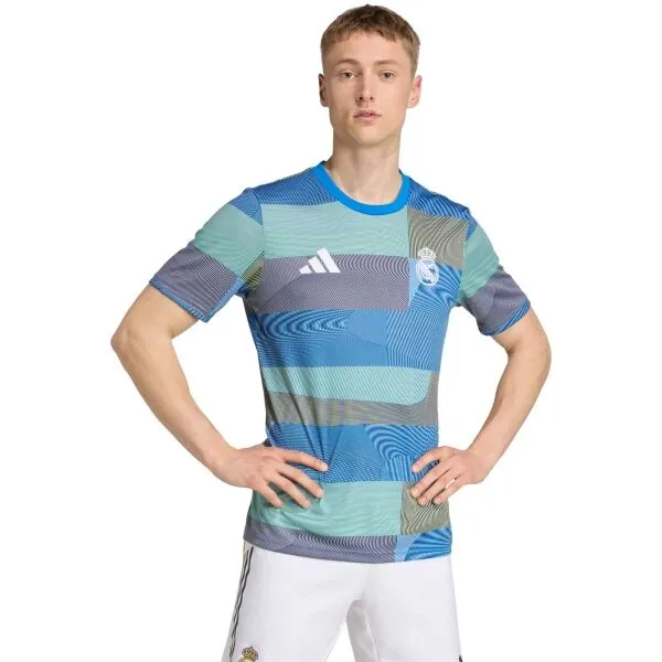 adidas REAL MADRID PRESHI Pánske športové tričko, modrá, veľkosť