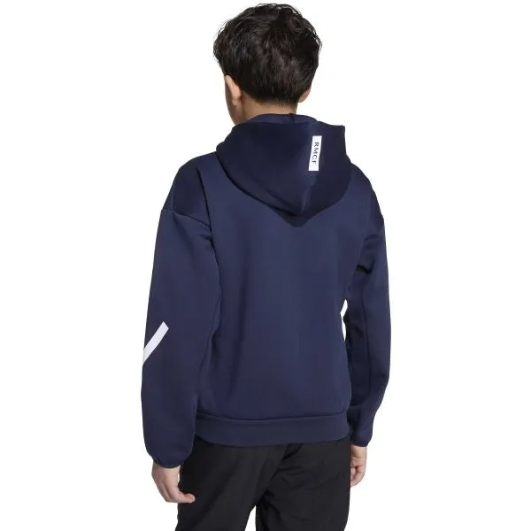 adidas REAL MADRID ANTHEM JACKET Y Detská bunda, tmavo modrá, veľkosť