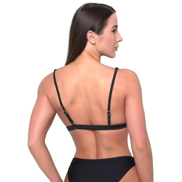 GymBeam SPORT BIKINI Dámsky vrchný diel plaviek, čierna, veľkosť