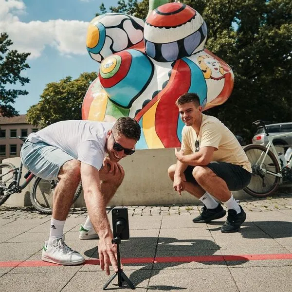 FIDLOCK VACUUM MINI TRIPOD BASE Statív a selfie tyč, čierna, veľkosť