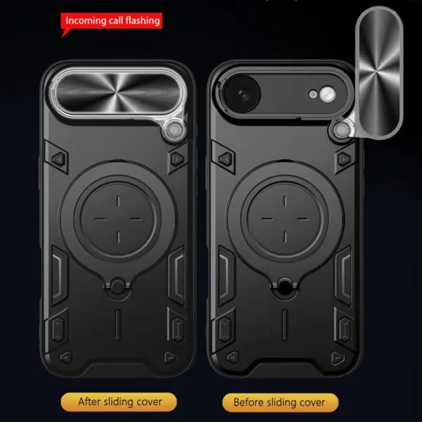 Techsuit CamGuard Pro, iPhone Air, čierny