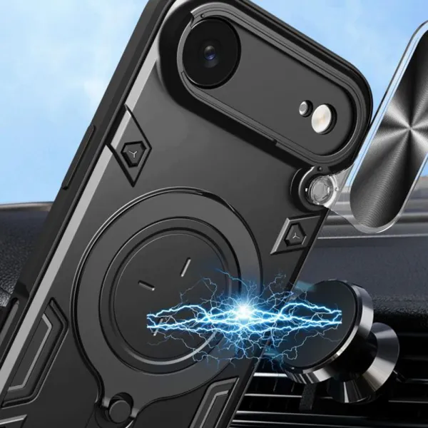 Techsuit CamGuard Pro, iPhone Air, čierny