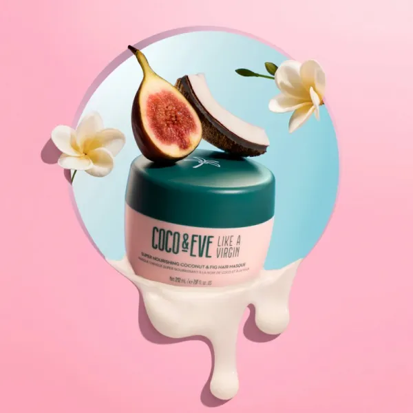 Coco & Eve Like A Virgin Super Nourishing Coconut & Fig Hair Masque hĺbkovo vyživujúca maska na lesk a hebkosť vlasov 212 ml