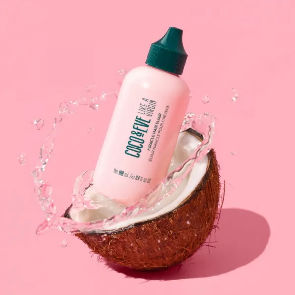 Coco & Eve Like A Virgin Miracle Hair Elixir bezoplachový elixír na lesk a hebkosť vlasov 100 ml