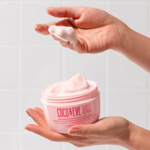 Coco & Eve Sweet Repair Repairing & Restoring Hair Mask intenzívna maska pre posilnenie a lesk vlasov 212 ml