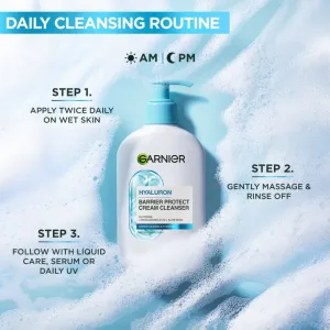 Garnier Skin Naturals Hyaluronic Aloe upokojujúci čistiaci krém s kyselinou hyalurónovou 250 ml