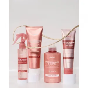 KUNDAL Protein Bonding Care Shampoo vyživujúci šampón pre suché a poškodené vlasy s vôňou Violet Muguet 500 ml