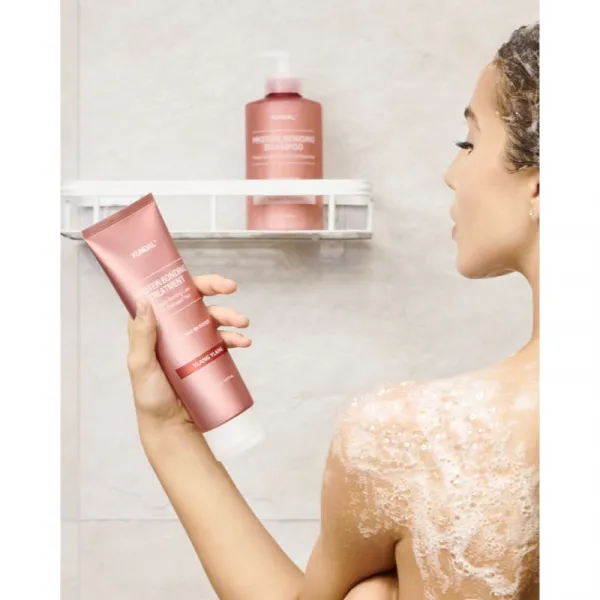 KUNDAL Protein Bonding Care Treatment komplexná starostlivosť pre suché a poškodené vlasy s vôňou Violet Muguet 250 ml
