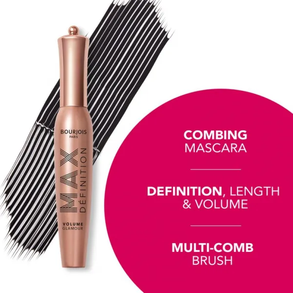 Bourjois Volume Glamour Max Définition riasenka pre objem odtieň 1 Black 12 ml