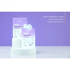 Notino Anti-Aging Bio-Cellulose Eye Patches Set with Coenzyme Q10 and Retinyl Palmitate očná protivrásková maska na očné okolie