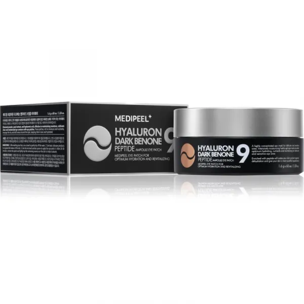 Medi - Peel Hyaluron Dark Benone Peptide 9 Ampoule hydrogélové vankúšiky proti kruhom pod očami 60 ks